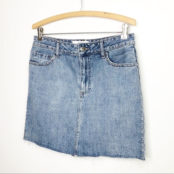 PISTOLA studded denim mini skirt - Picture 8 of 8